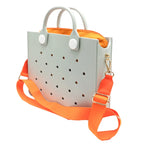 Orange Croc Purse