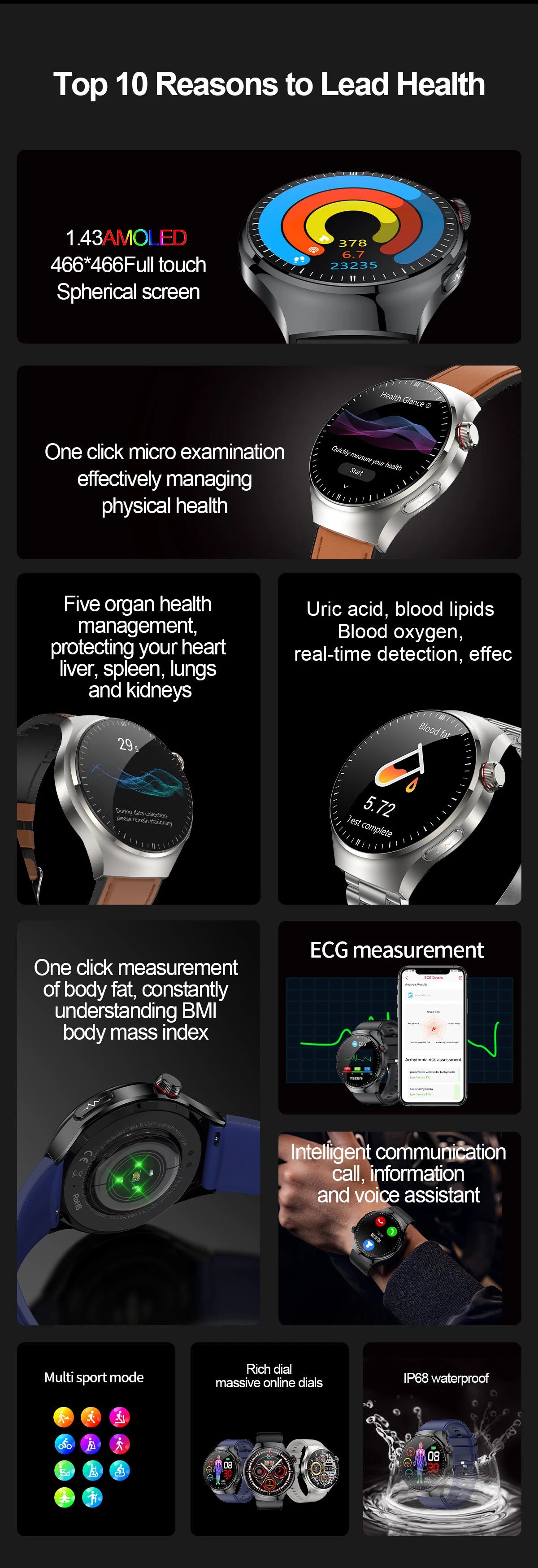 Nursing Grade Smart Watch