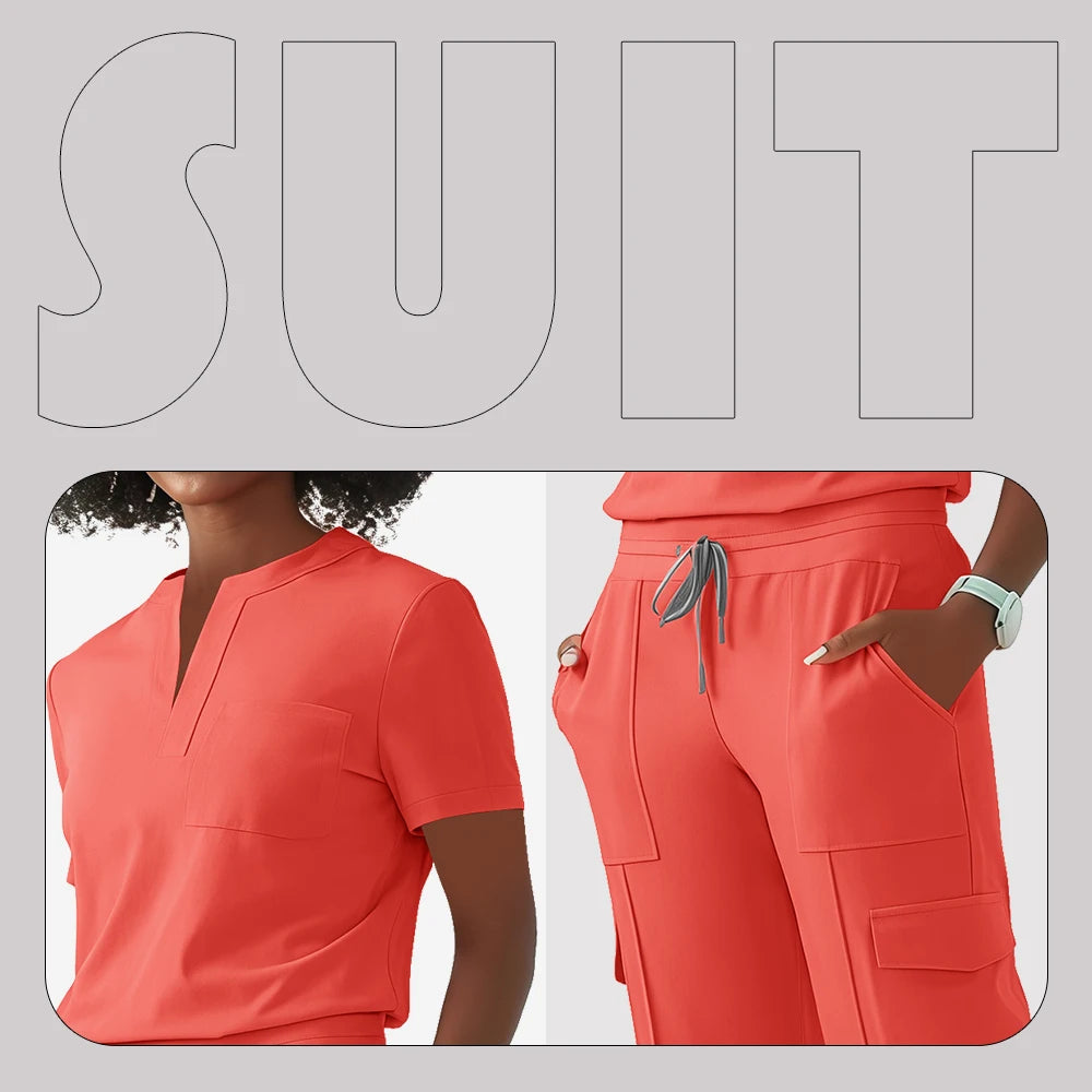 Light Blue Scrub Set