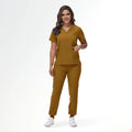 Mocha Jogger Scrub Set
