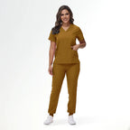 Mocha Jogger Scrub Set