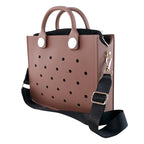 Brown Black Croc Bag