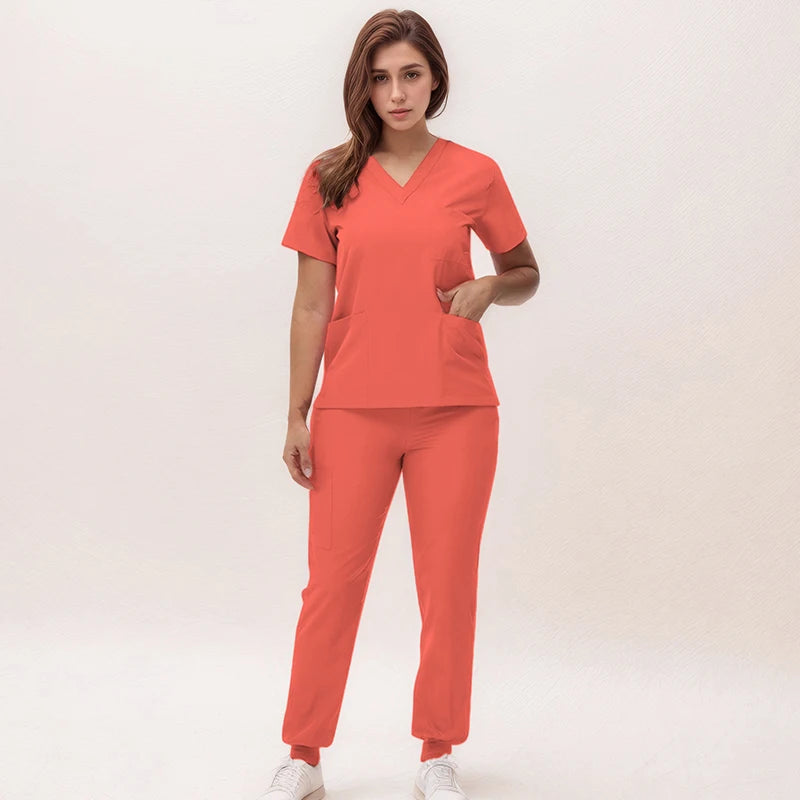 Fiery Scrub Set