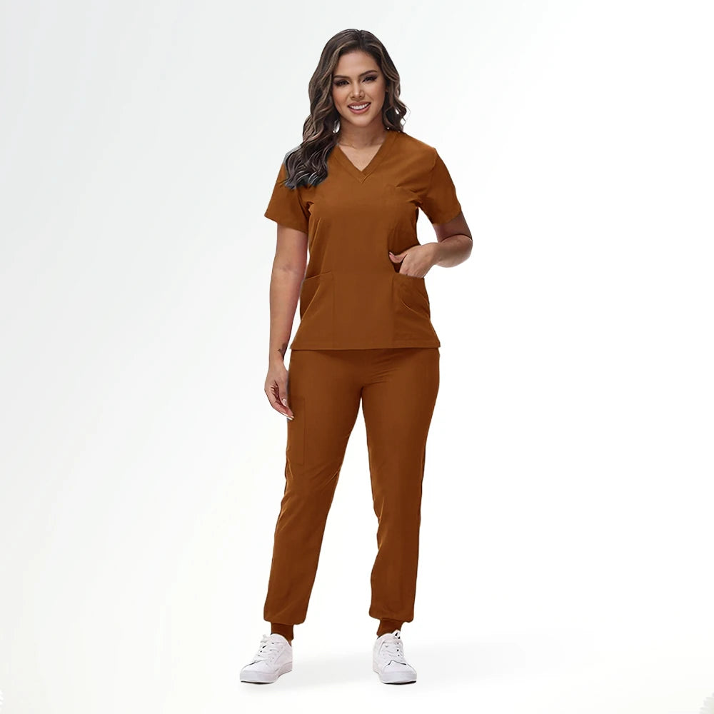 Toffee  Jogger Scrub Set