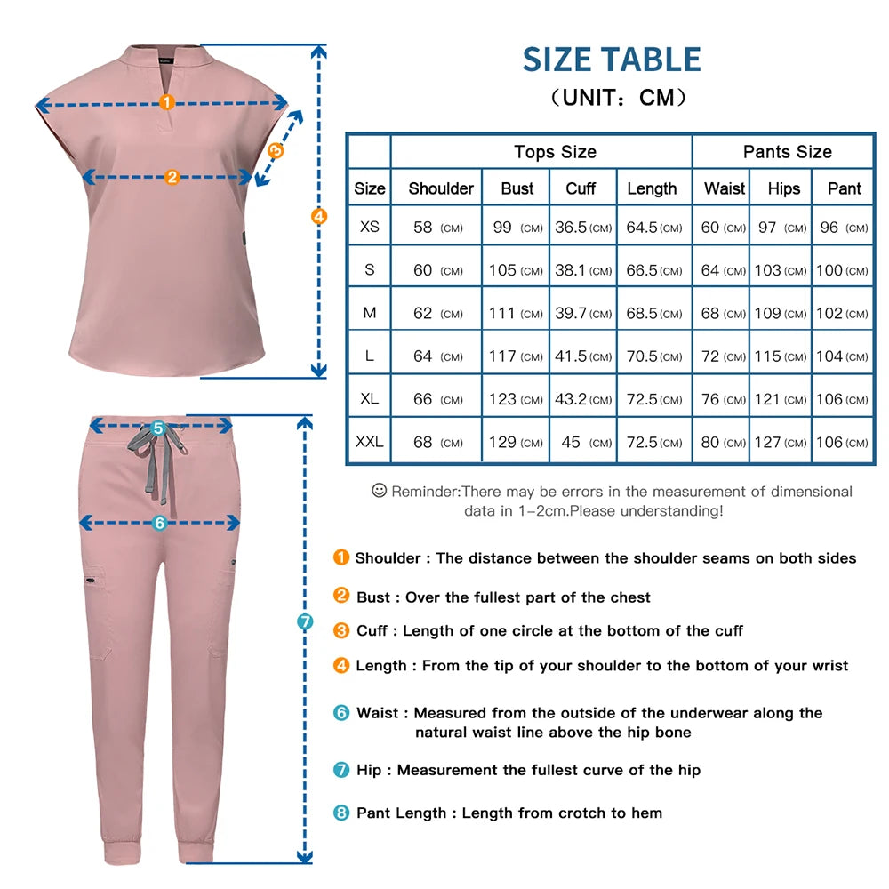 V-cut Jogger Scrub Set