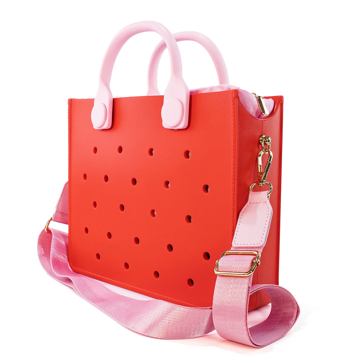 Red Croc Purse
