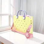 Yellow Croc Purse