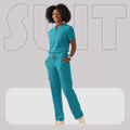 Lake Blue Scrub Set