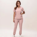 Powder Pink  Jogger Scrub Set
