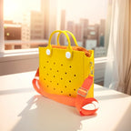 Orange Croc Purse