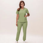 Mint Green Jogger Scrub Set
