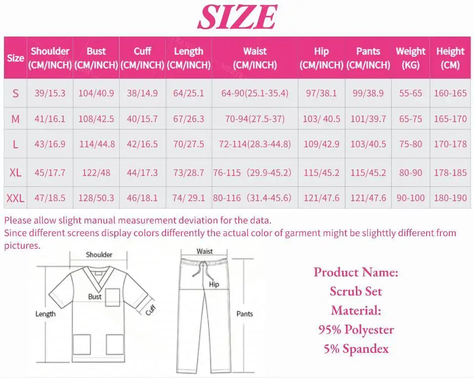 New Style Working Scrubs Set