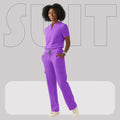 Purple Scrub Set